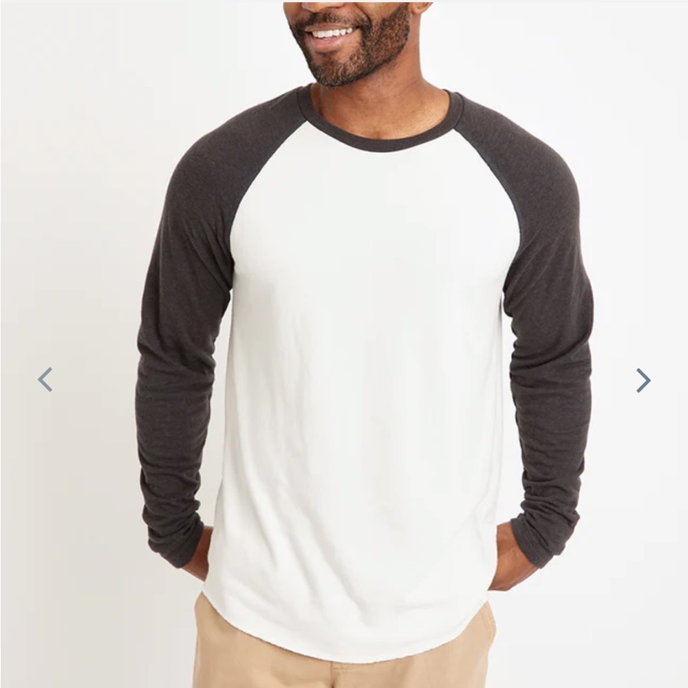 Marine Layer Black and Cream Sweatshirt